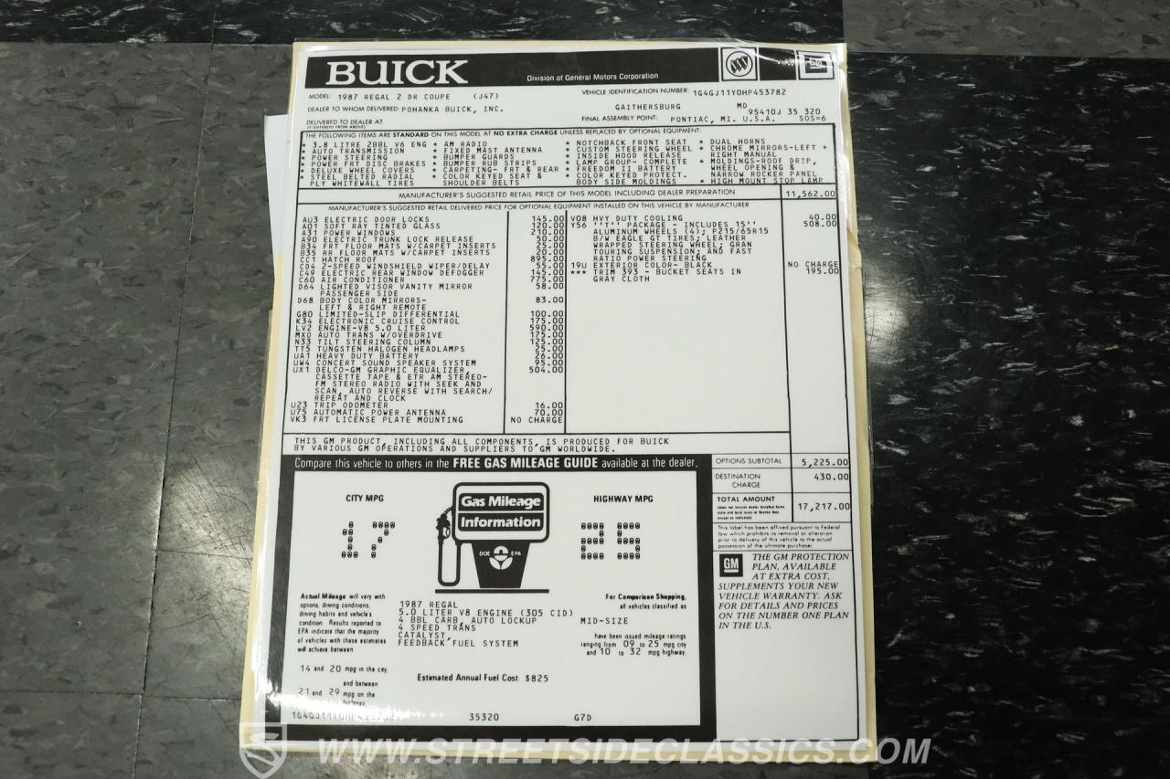 1987 Buick Regal T Restomod