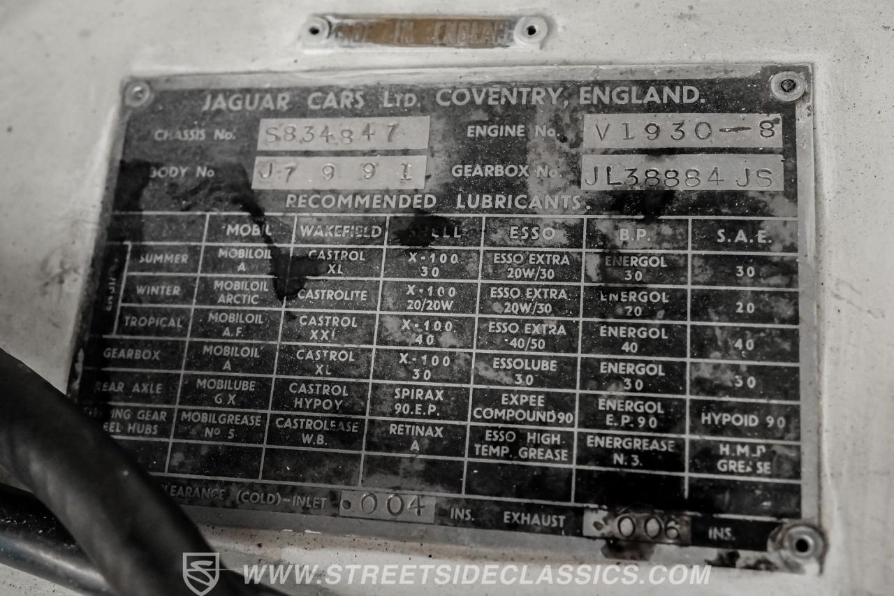 1958 Jaguar XK150 Fixed Head Coupe