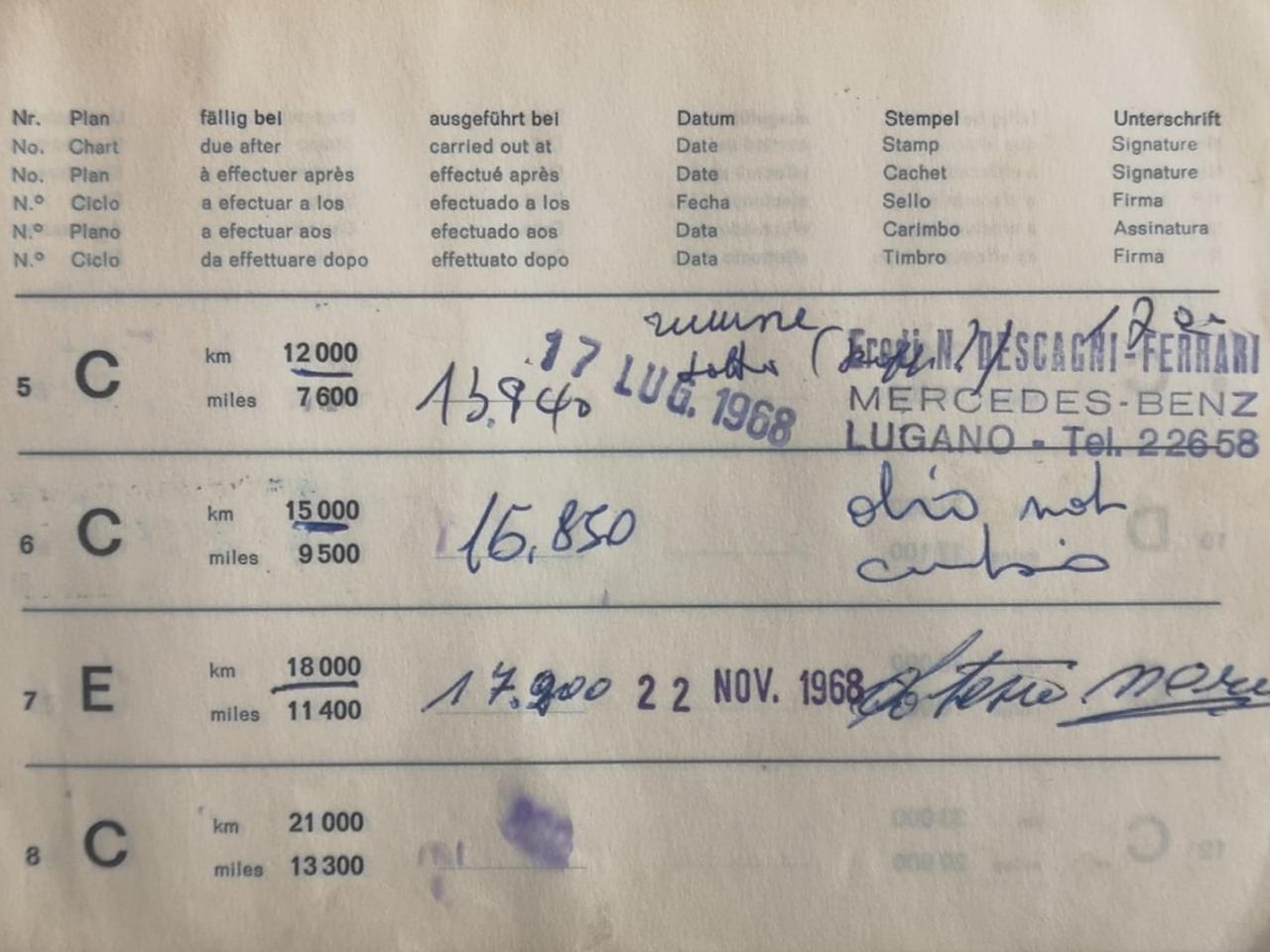 1959 Mercedes - Benz 220S Cabriolet