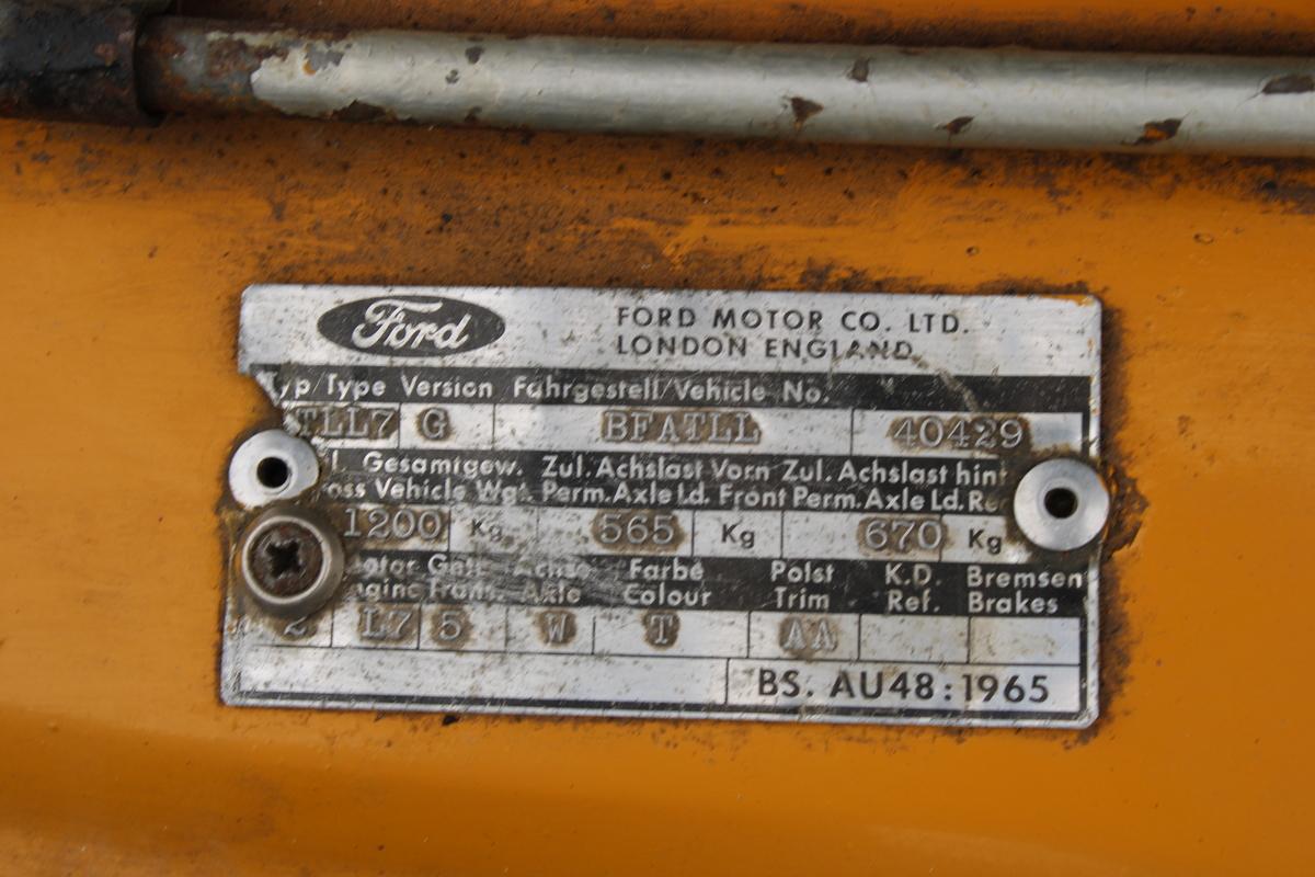 1971 Ford ESCORT MEXICO MK1