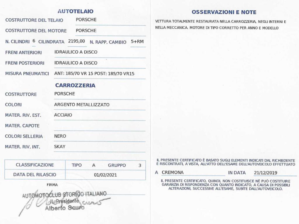 1971 Porsche 911 2.200 E TARGA