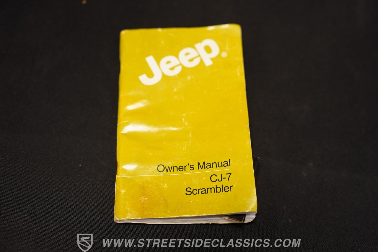 1985 Jeep CJ7 Renegade Levi's Edition Tribute