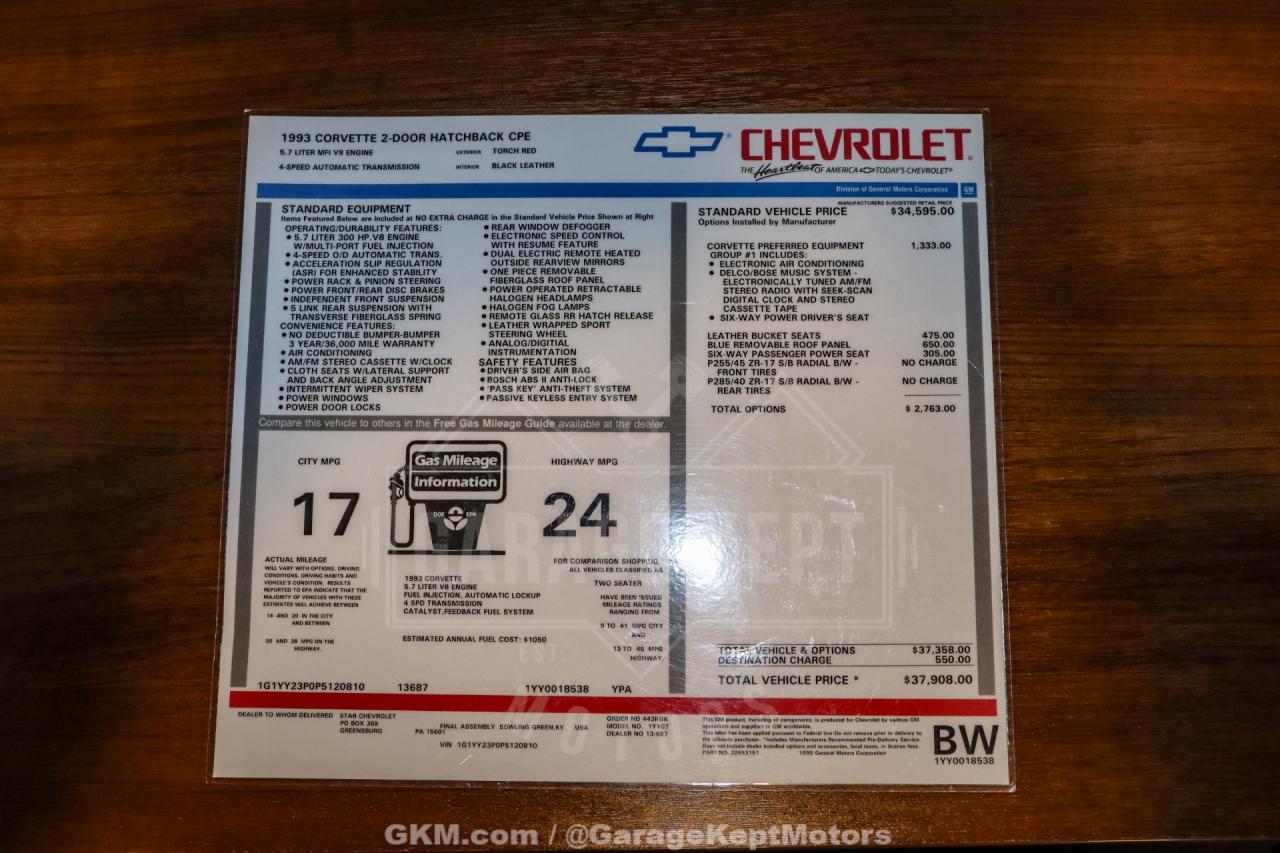 1993 Chevrolet Corvette