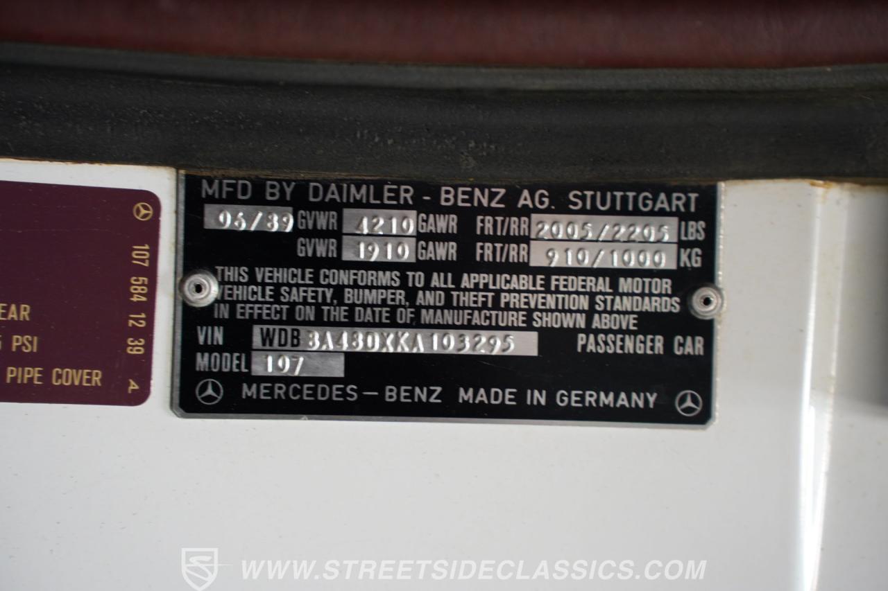 1989 Mercedes - Benz 560SL