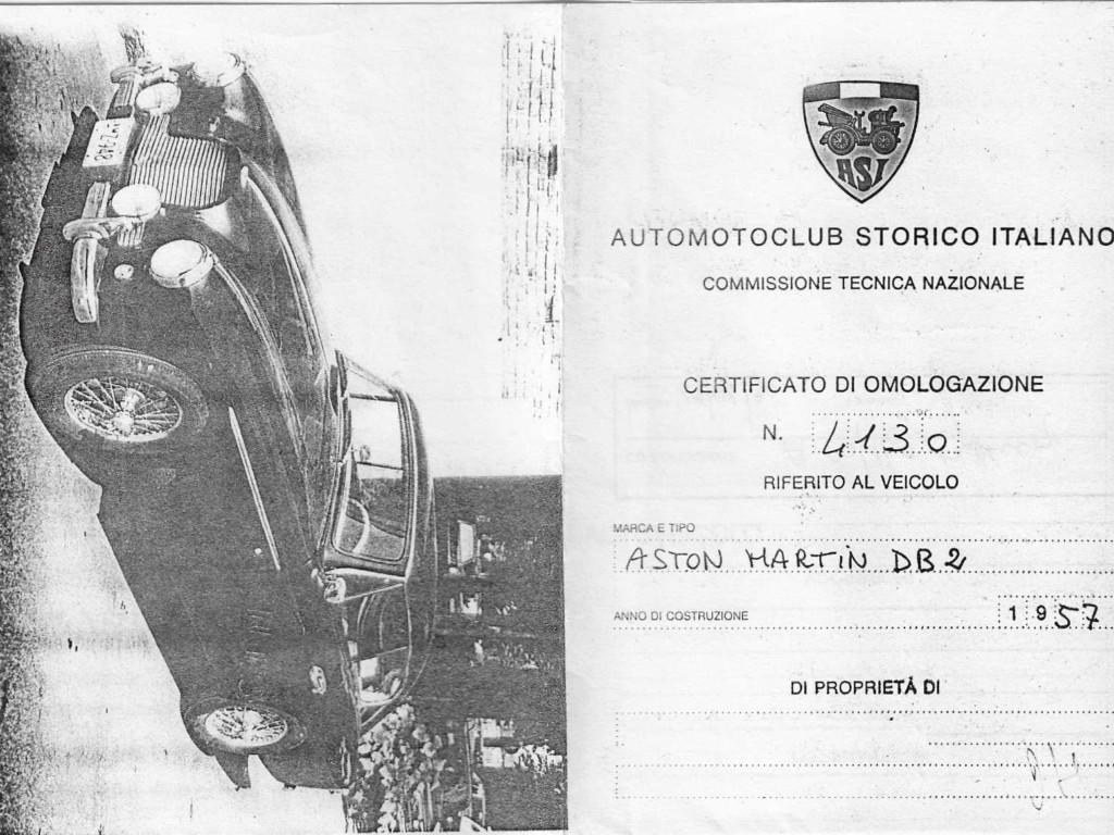 1957 Aston Martin DB2/4 SALOON