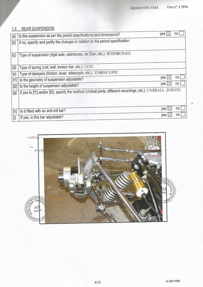 1968 De Sanctis FORMULA 3