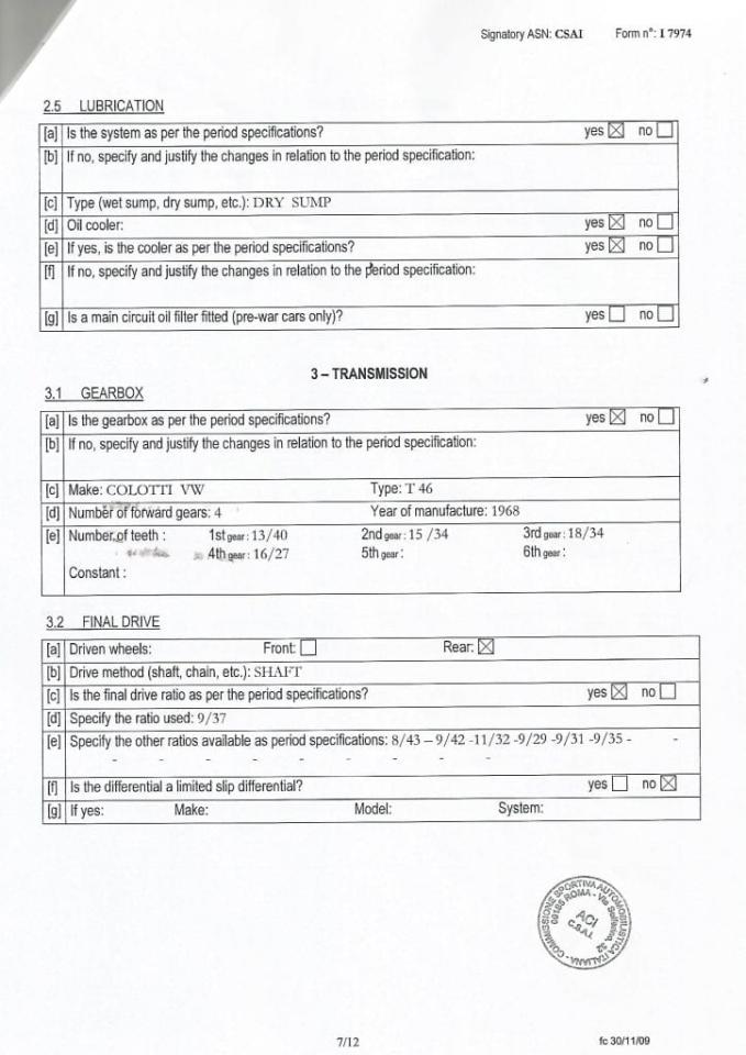 1968 De Sanctis FORMULA 3