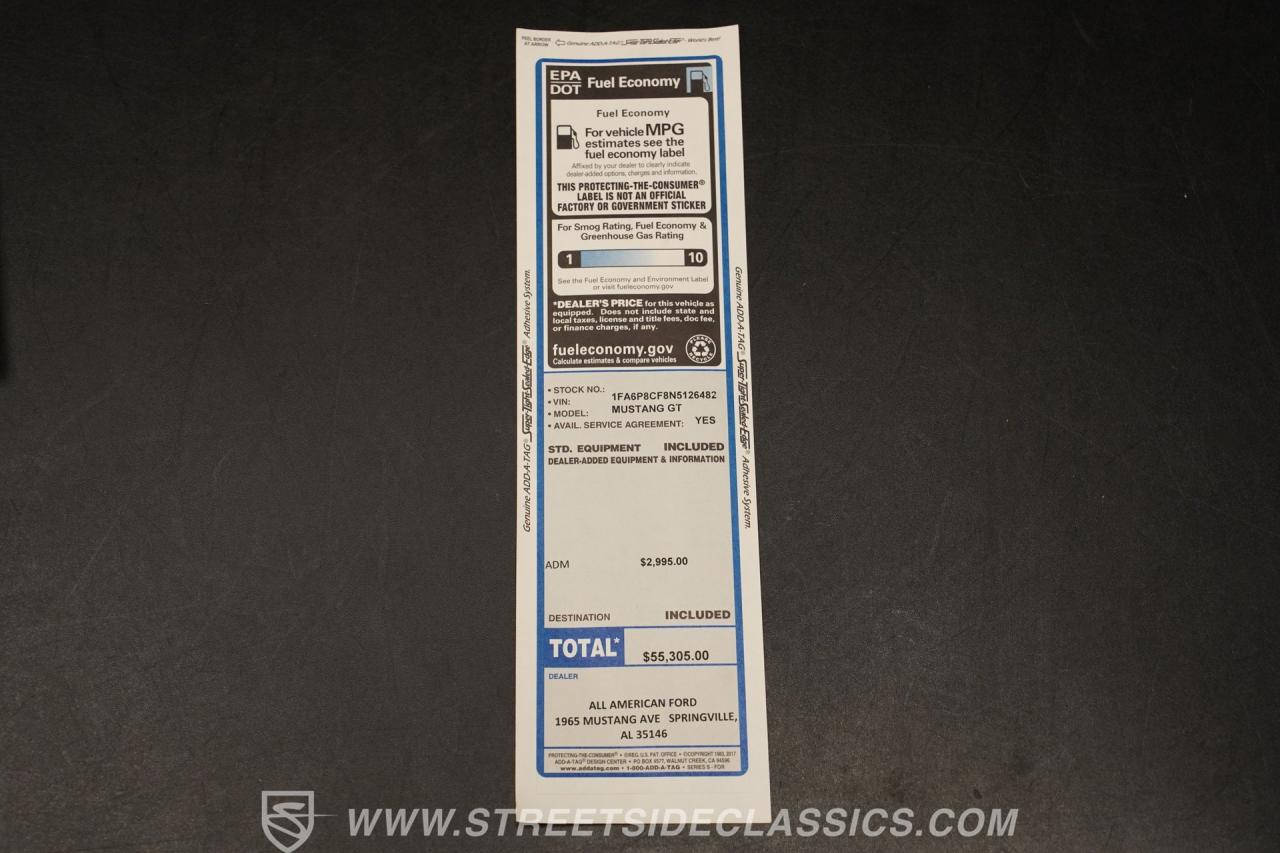 2022 Ford Mustang GT Premium Supercharged