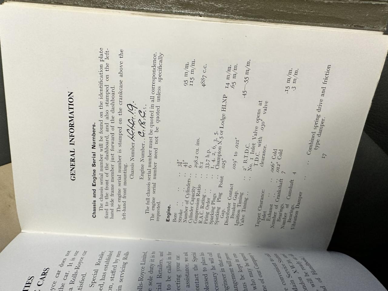 1959 Rolls - Royce Silver Cloud I LWB With Division (limo)