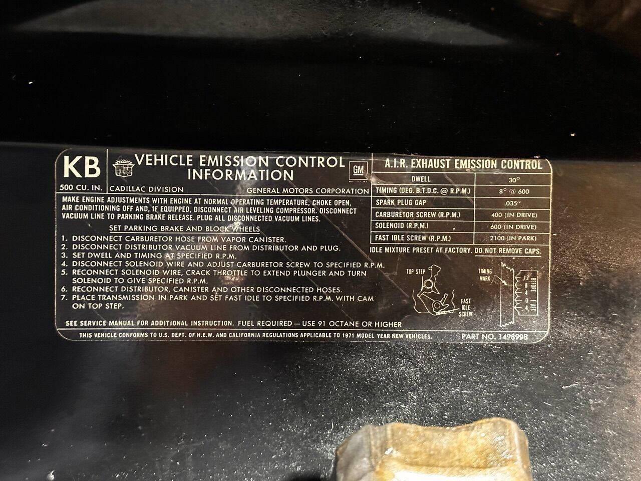 1971 Cadillac Eldorado