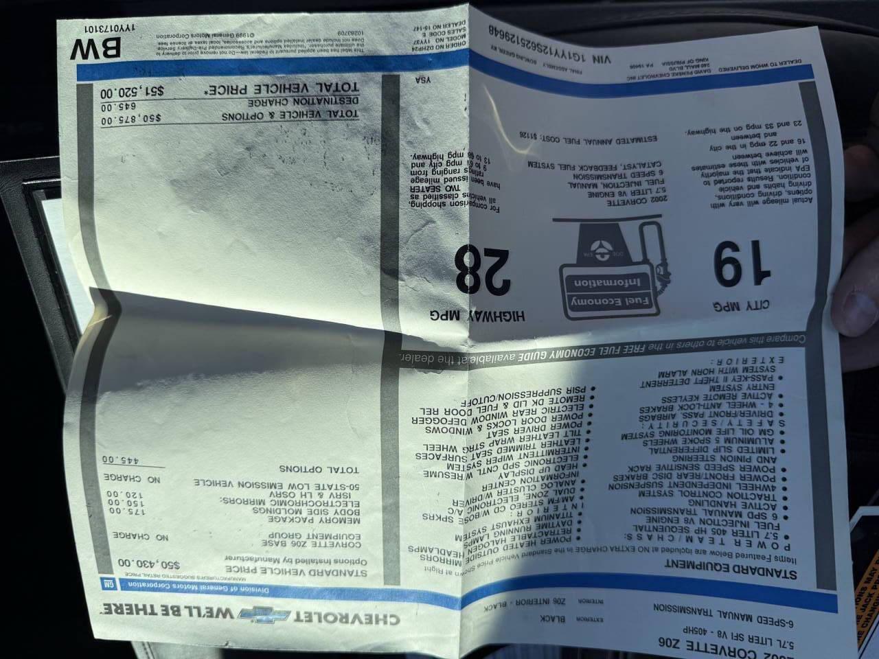 2002 Chevrolet Corvette