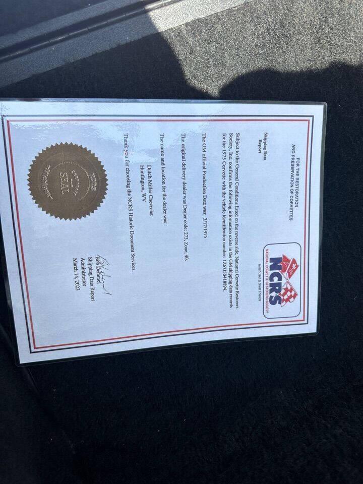 1975 Chevrolet Corvette