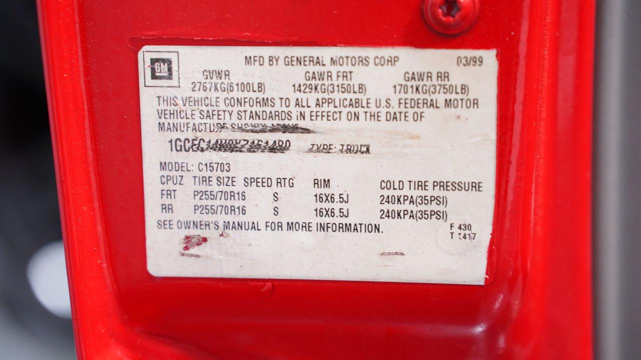 1999 Chevrolet SILVERADO 1500