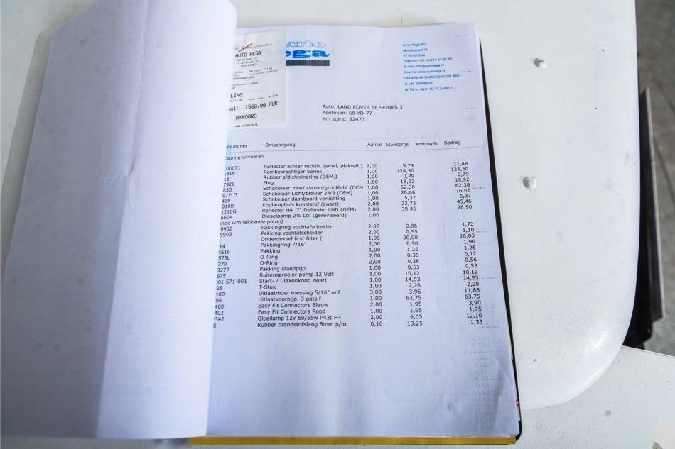 1977 Land Rover 88 Defender serie III overdrive