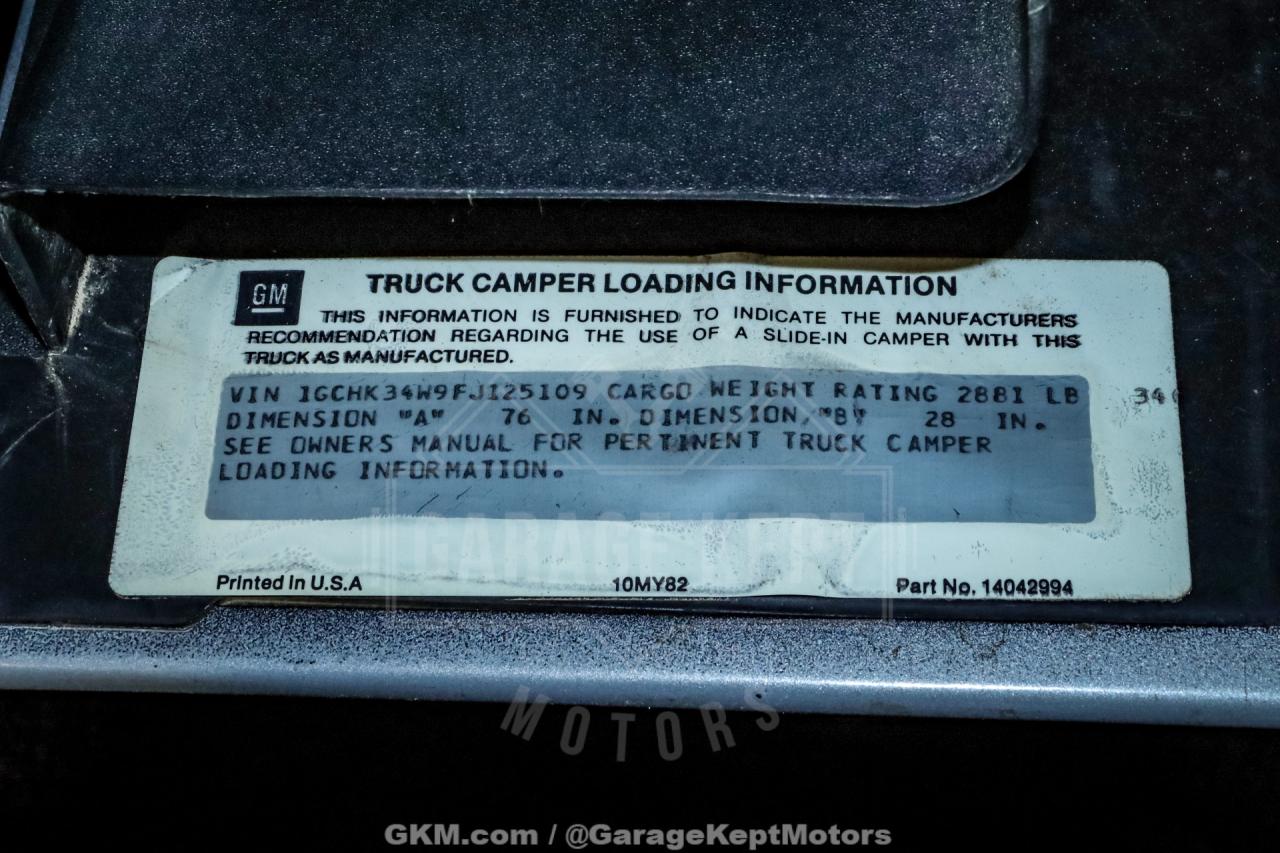 1985 Chevrolet C/K 30 Series