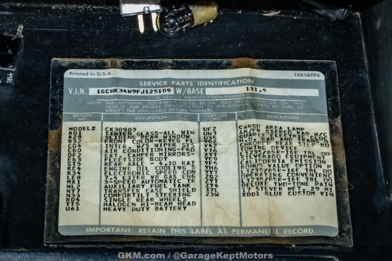 1985 Chevrolet C/K 30 Series