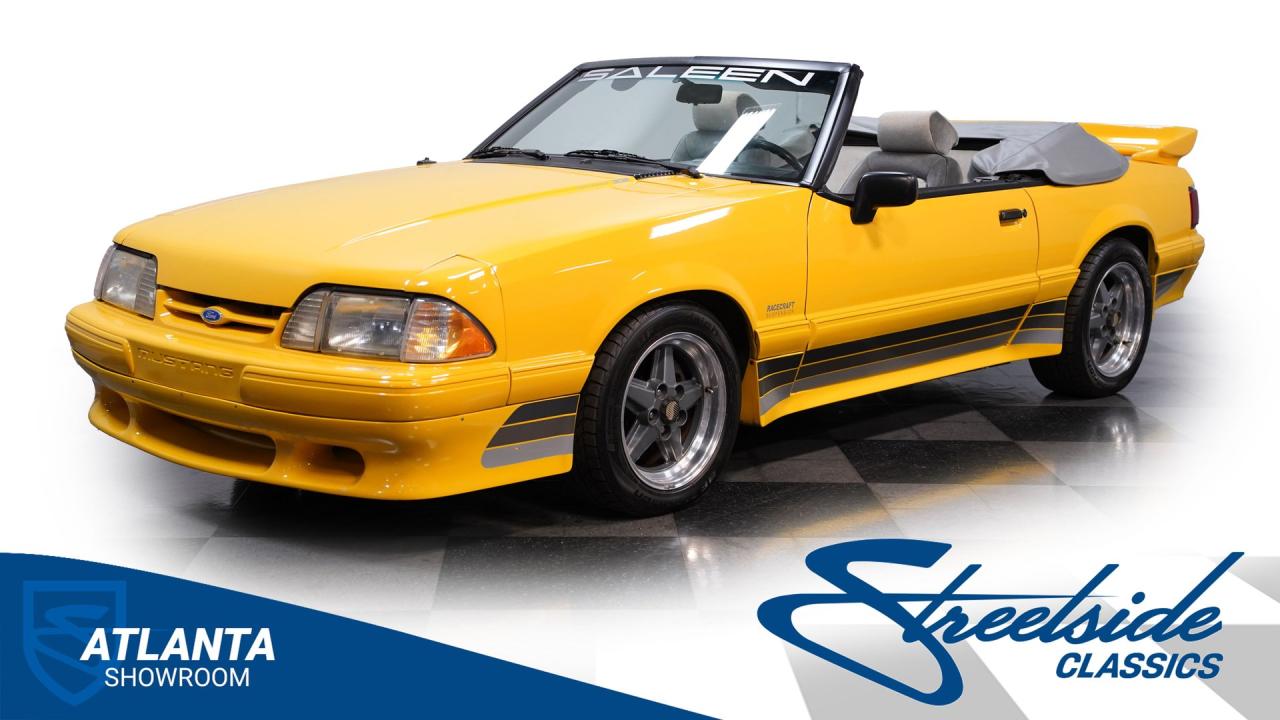 1989 Ford Mustang Saleen S281 Convertible Supercharged