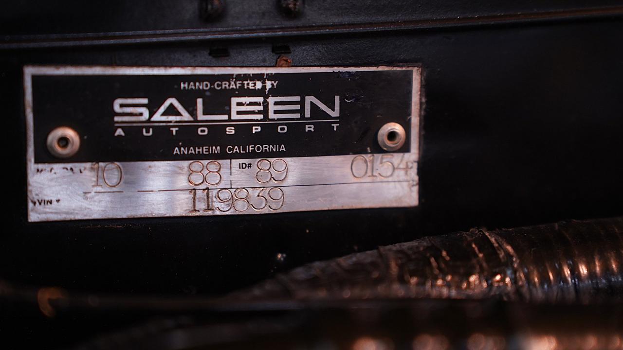 1989 Ford Mustang Saleen S281 Convertible Supercharged