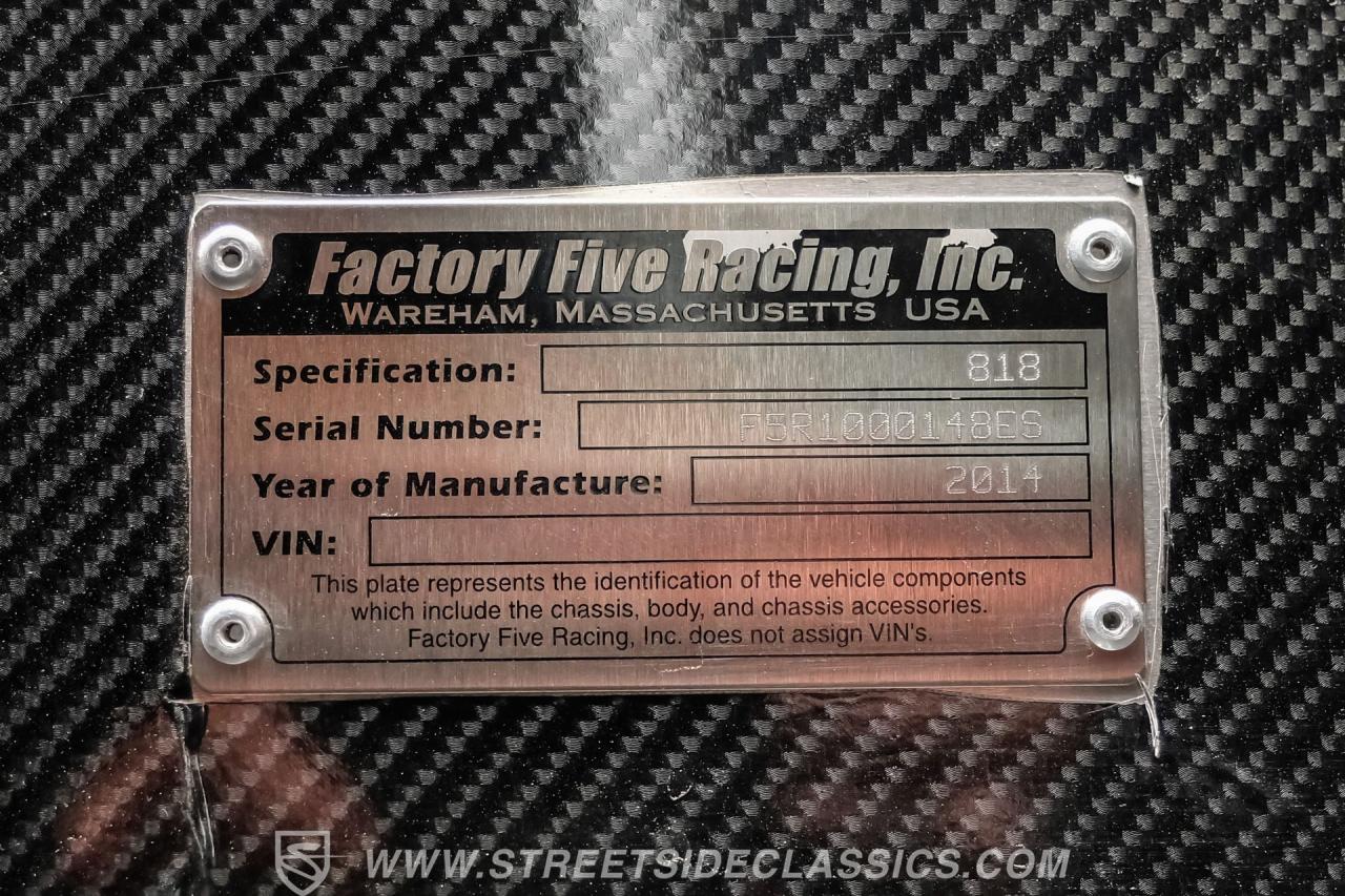 2014 Factory Five Roadster 818s