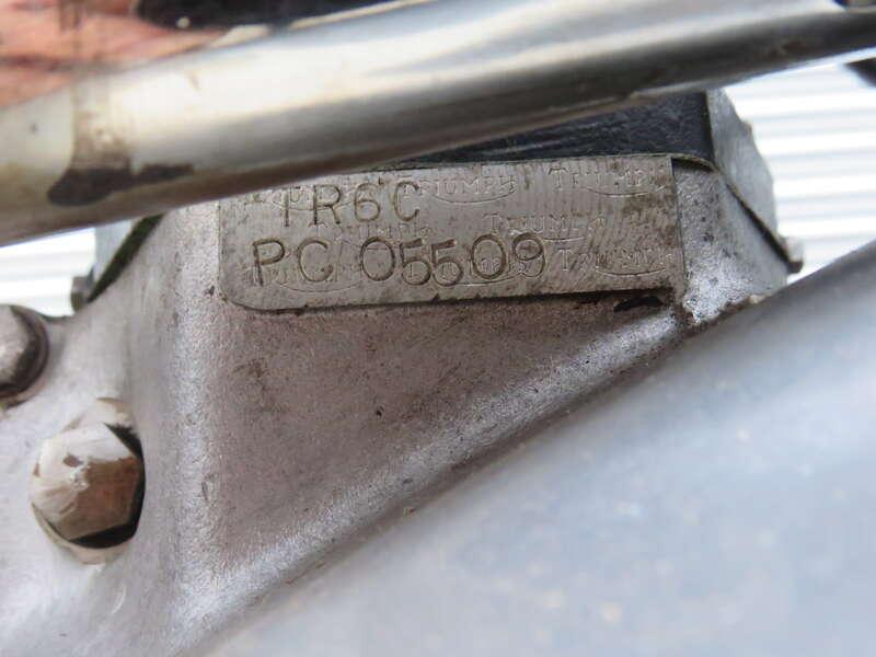 1969 Triumph TR6C TROPHY COMPETITION