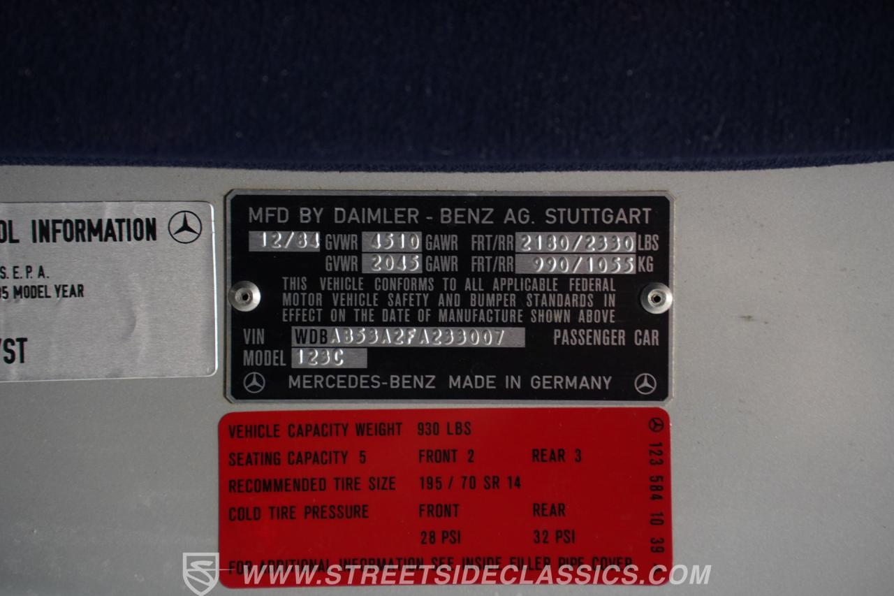 1985 Mercedes - Benz 300CD Turbo Diesel