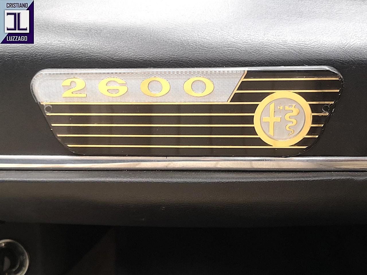 1966 Alfa Romeo 2600 TOURING SPIDER