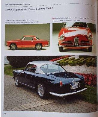 Alfa Romeo 1900C SUPER SPRINT II SERIE COUPE TOURING SUPERLEGGERA