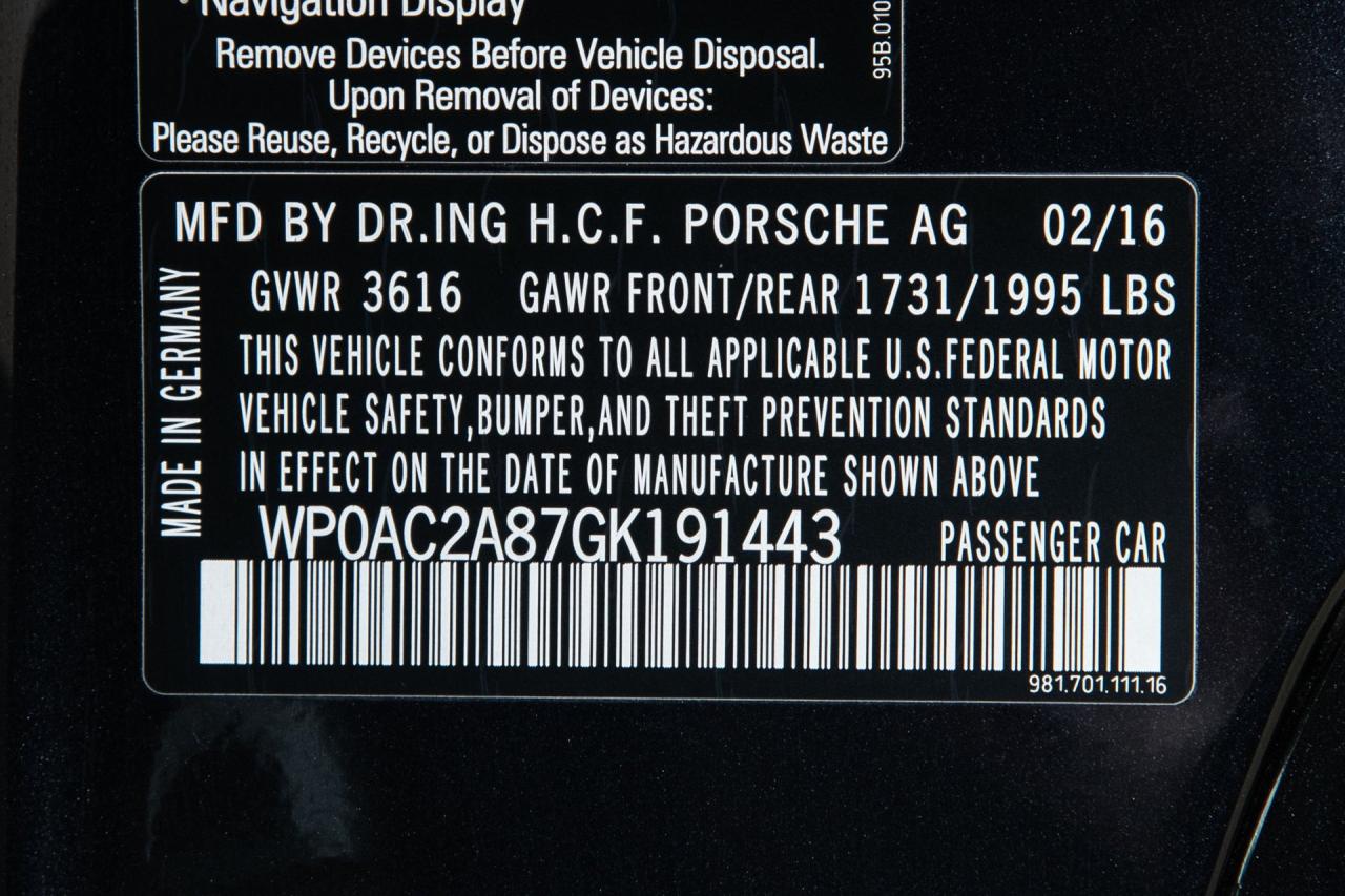 2016 Porsche Cayman GT4