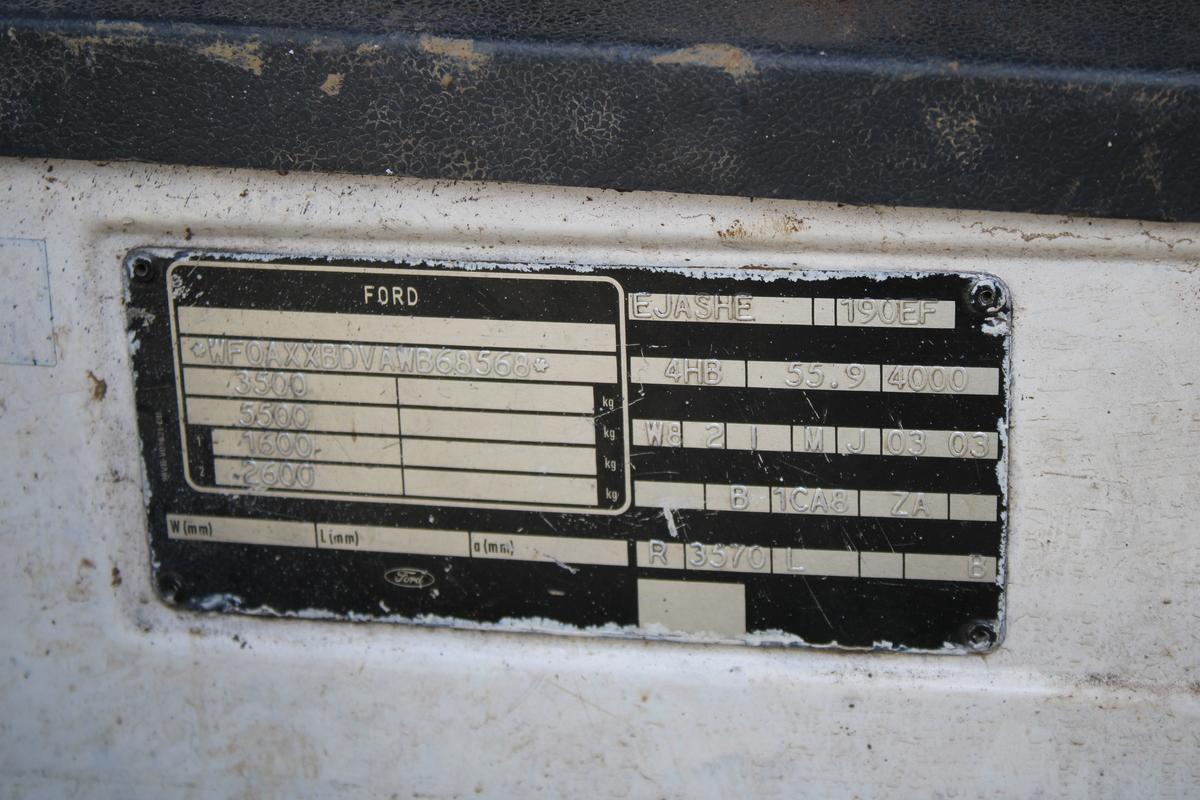 1998 Ford TRANSIT 190 LWB HORSEBOX