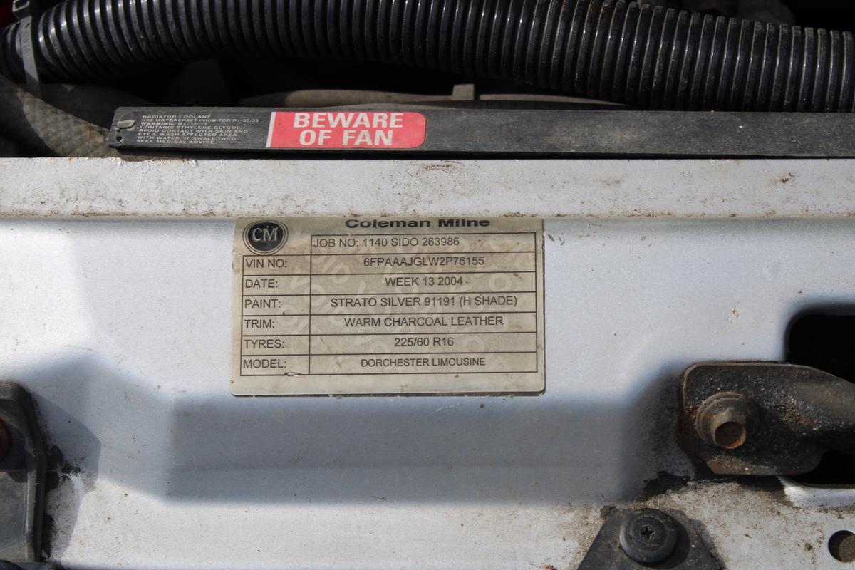 2004 Ford DORCHESTER LIMOUSINE AUTO