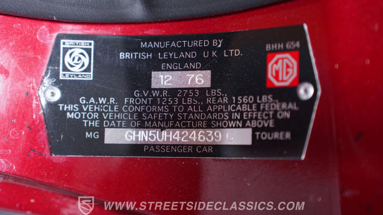 1977 MG MGB Restomod V8