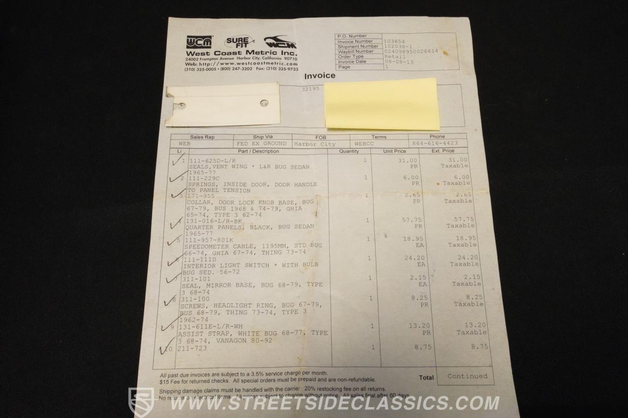 1970 Volkswagen Beetle