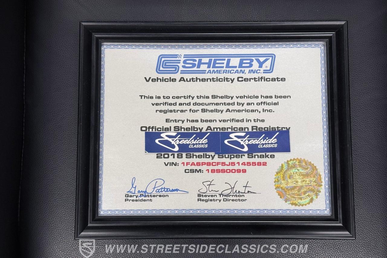 2018 Ford Mustang Shelby Super Snake