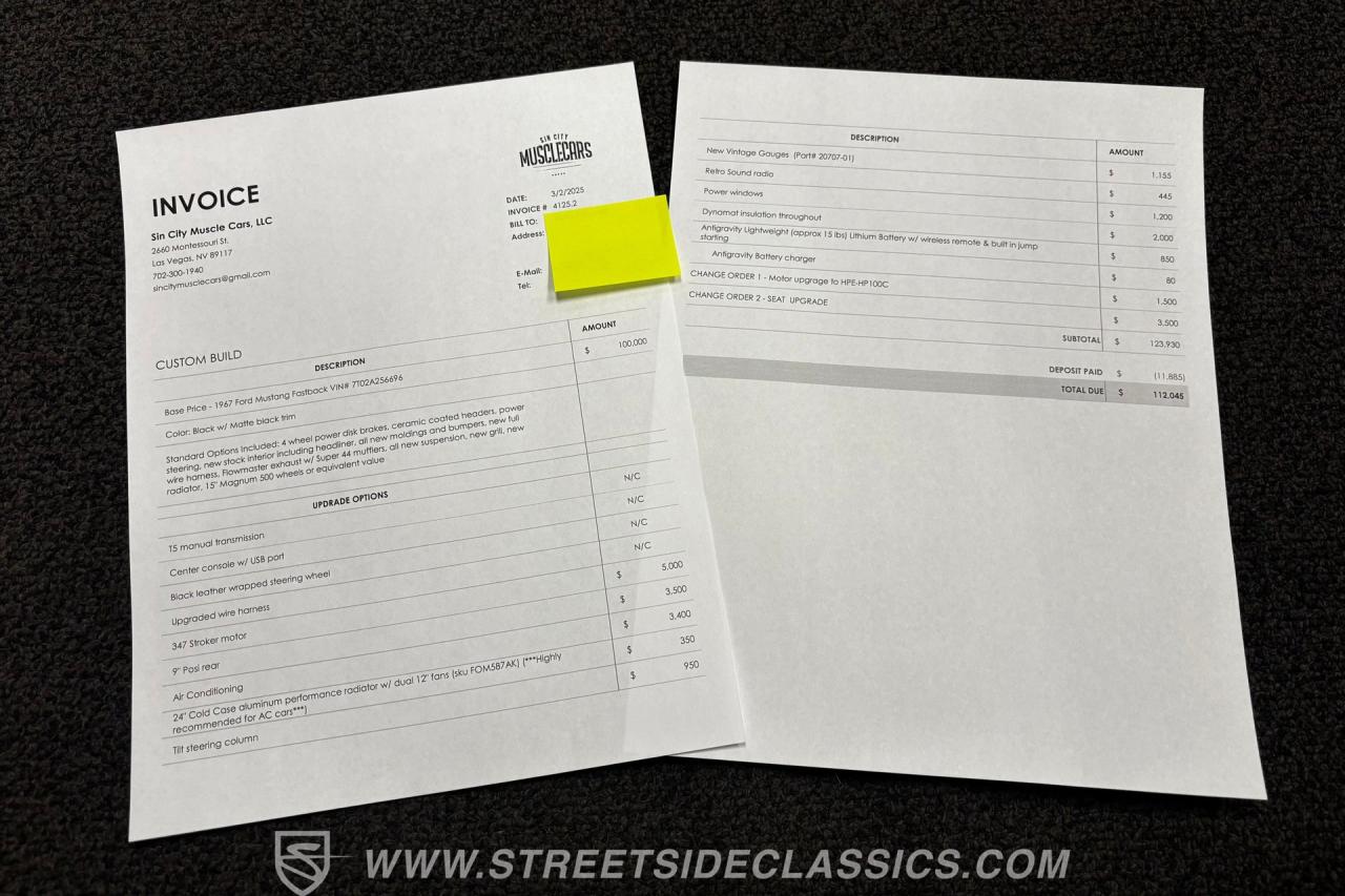 1967 Ford Mustang Fastback