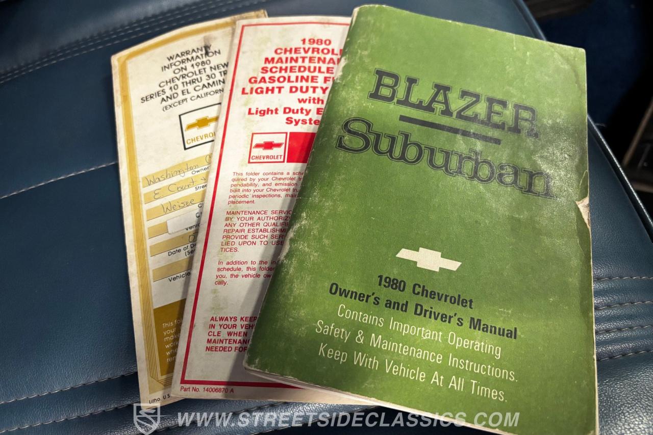 1980 Chevrolet Blazer K5 4X4 Silverado