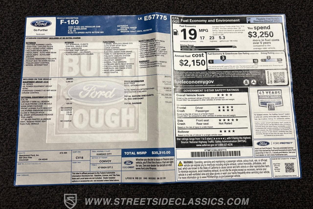 2020 Ford F-150 XL Supercharged