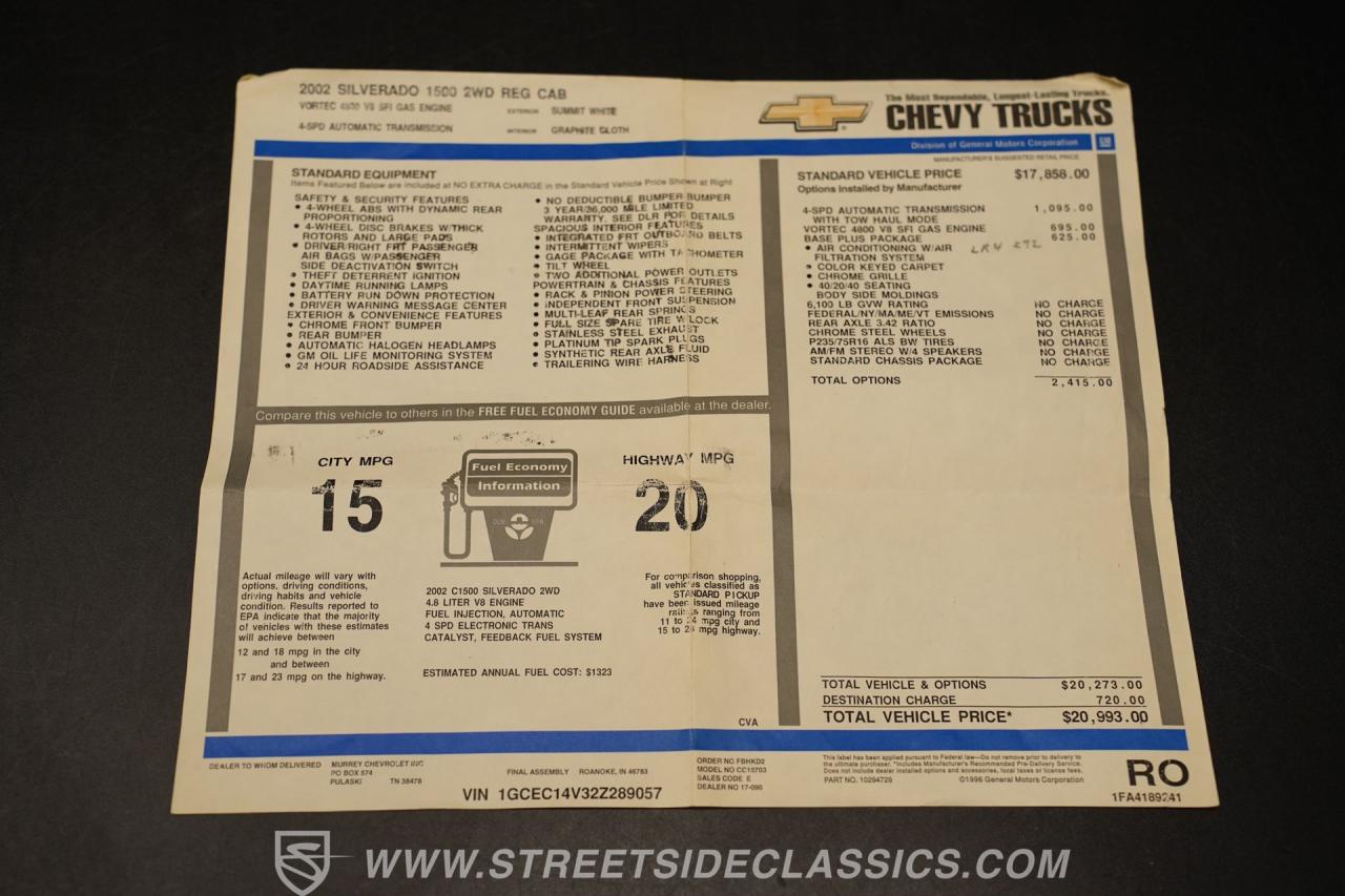 2002 Chevrolet Silverado