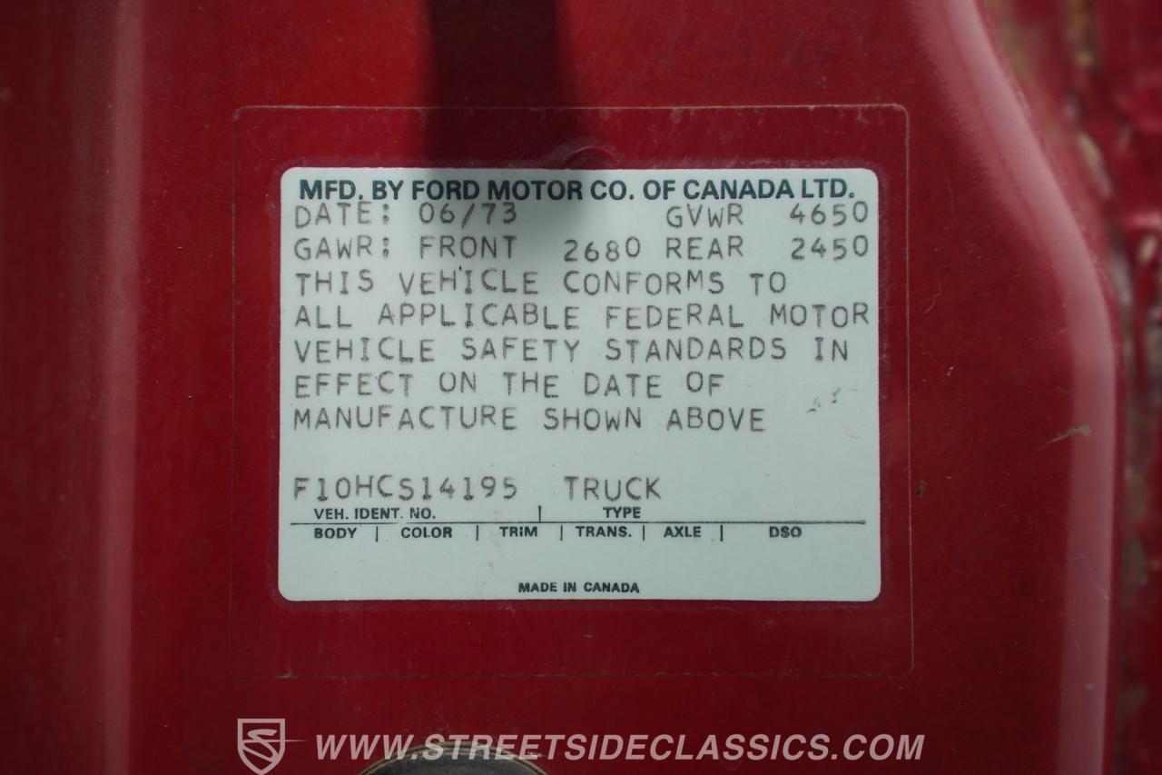 1973 Ford F-100 Ranger XLT