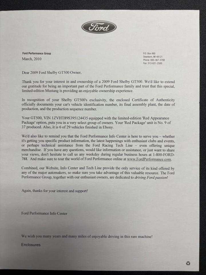 2009 Ford Mustang Shelby GT500 Convertible
