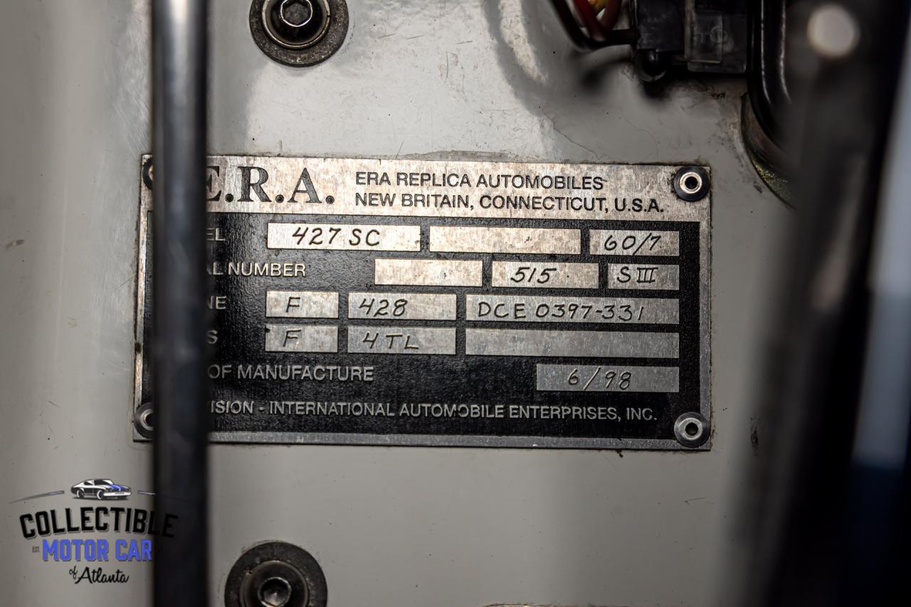 1966 Shelby Cobra ERA