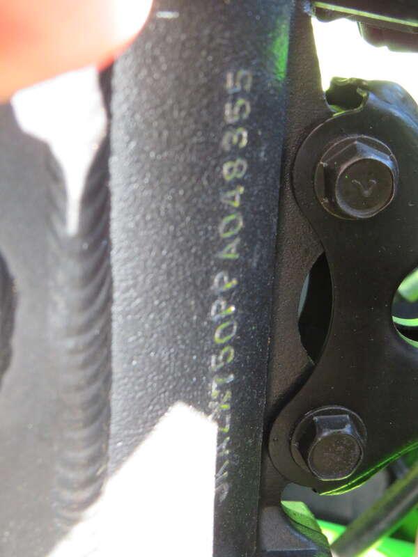 2001 Kawasaki XZ-7R P5 NINJA