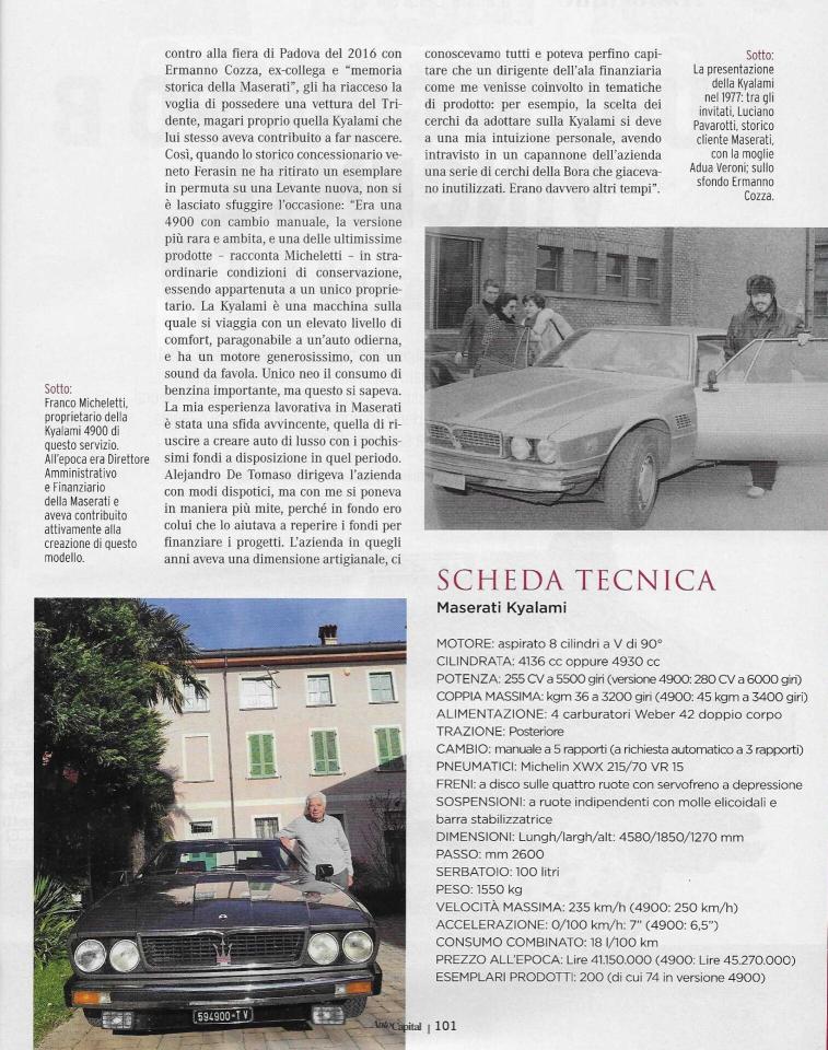 1983 Maserati KYALAMI 4.9