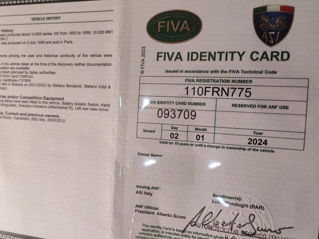 1956 Austin - Healey 100-4 BN2