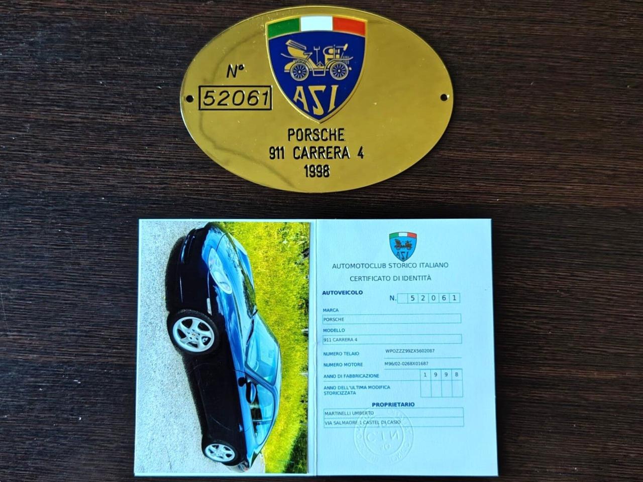 1998 Porsche 996 CARRERA 4