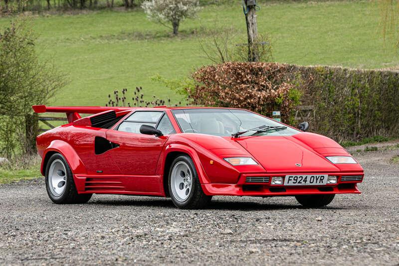 1988 Lamborghini COUNTACH 5000 QUATTROVALVOLE 88.5 UK RHD