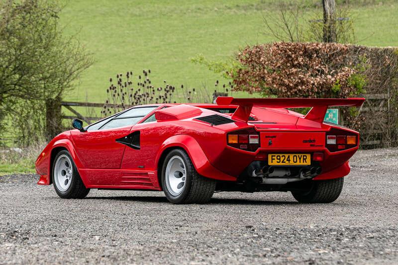 1988 Lamborghini COUNTACH 5000 QUATTROVALVOLE 88.5 UK RHD