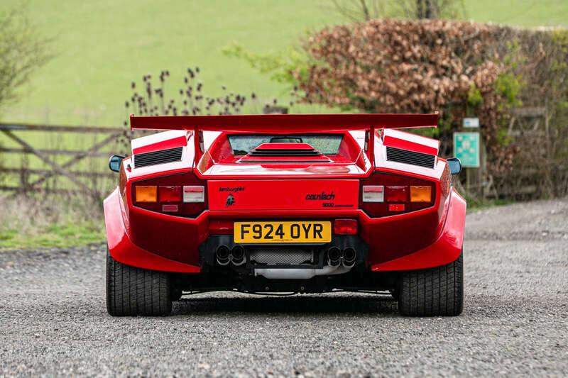 1988 Lamborghini COUNTACH 5000 QUATTROVALVOLE 88.5 UK RHD