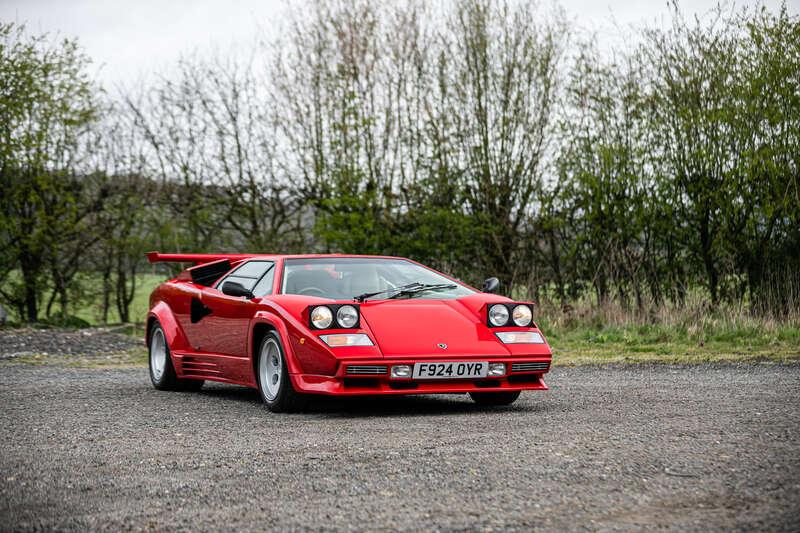 1988 Lamborghini COUNTACH 5000 QUATTROVALVOLE 88.5 UK RHD