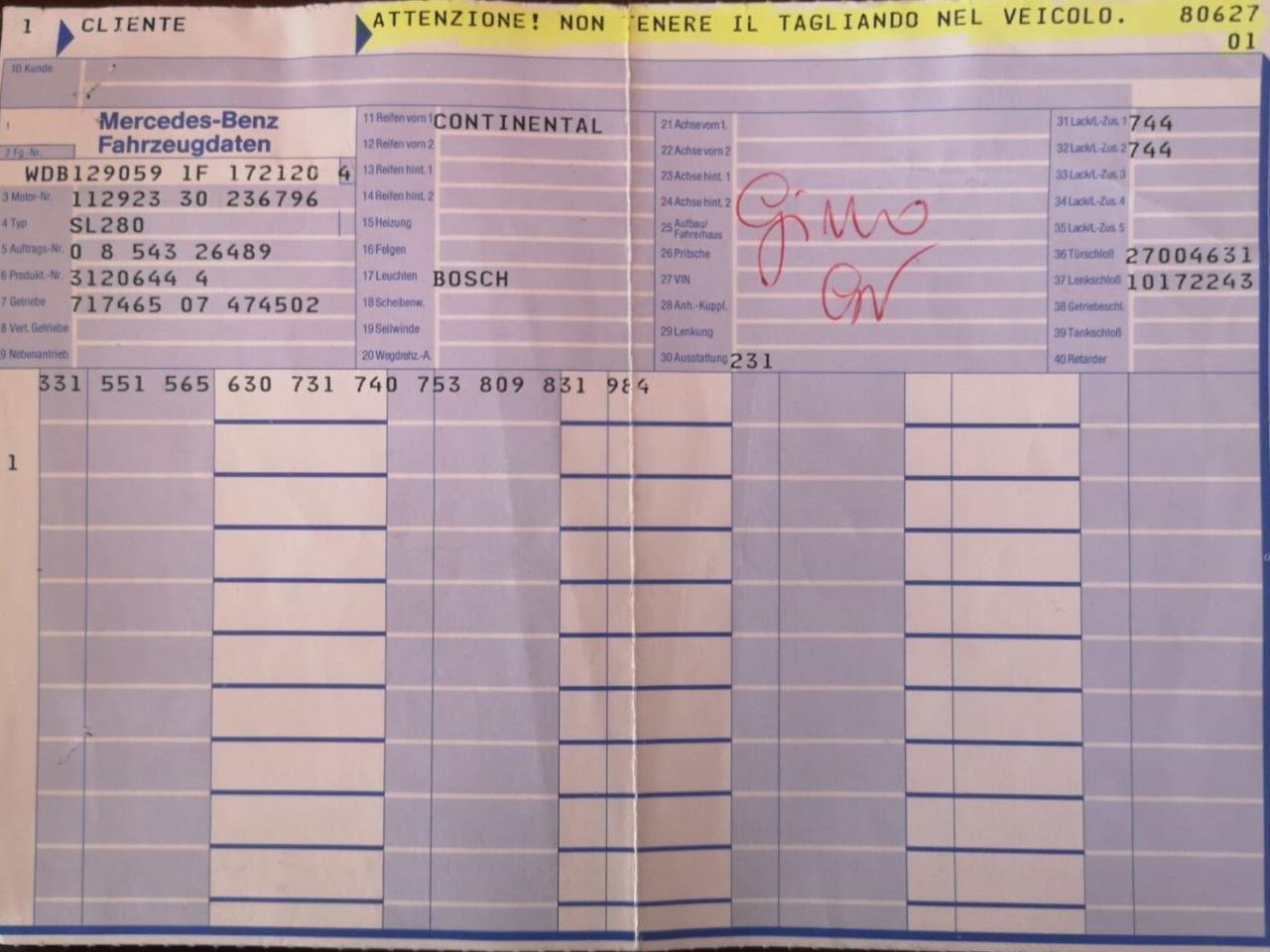 1999 Mercedes - Benz 280SL R129