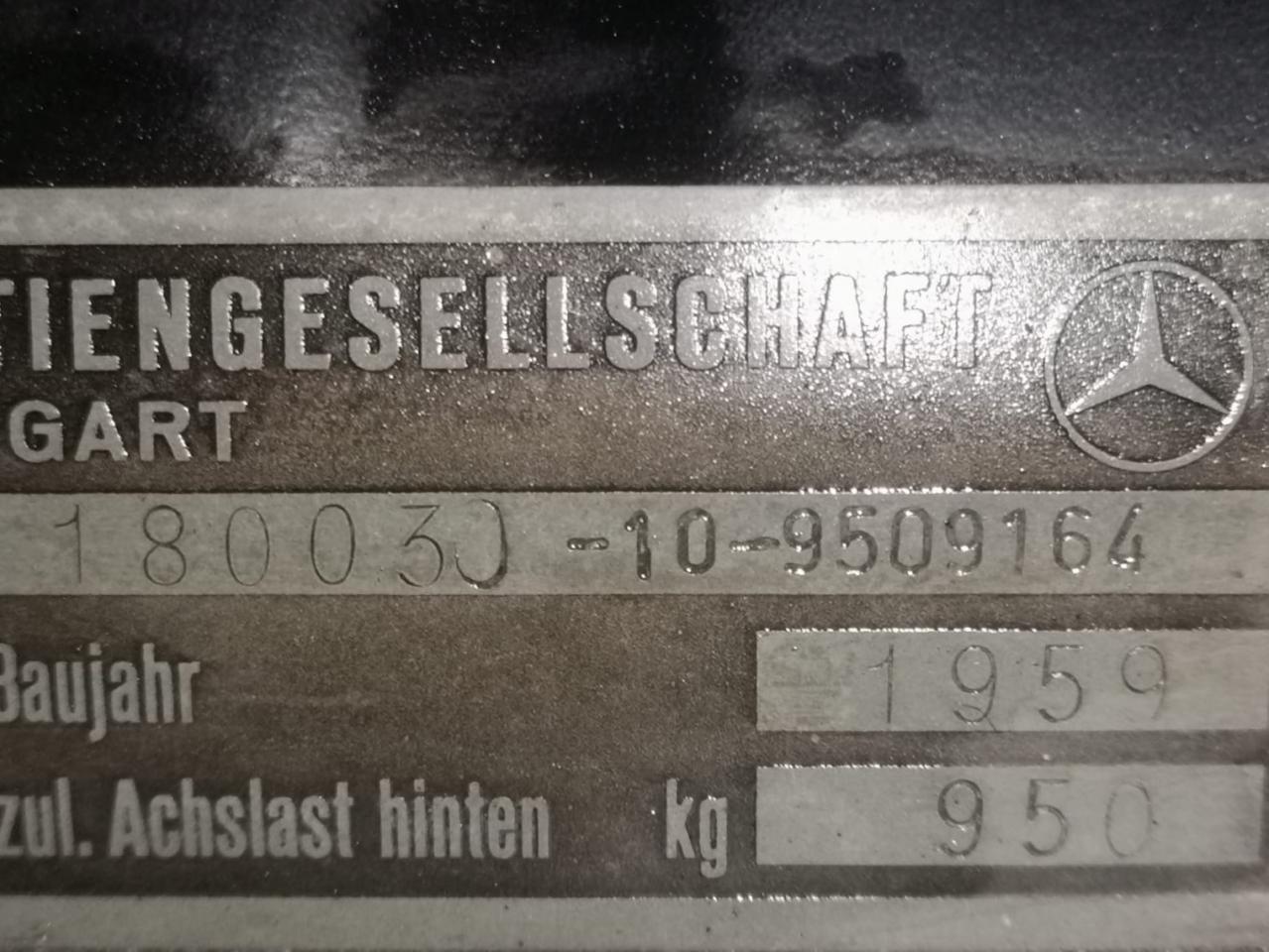 1959 Mercedes - Benz 220S CABRIOLET